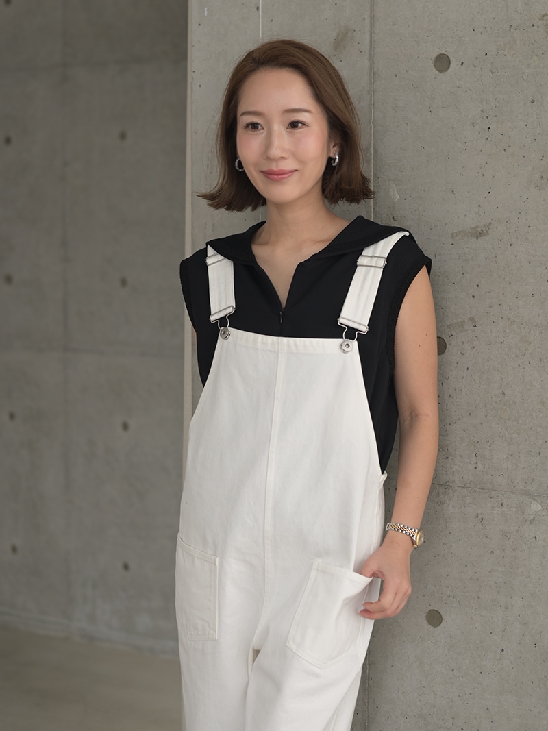 デニムオーバーオール(WHITE) | Onepiece,サロペット | | TREFLE＋1