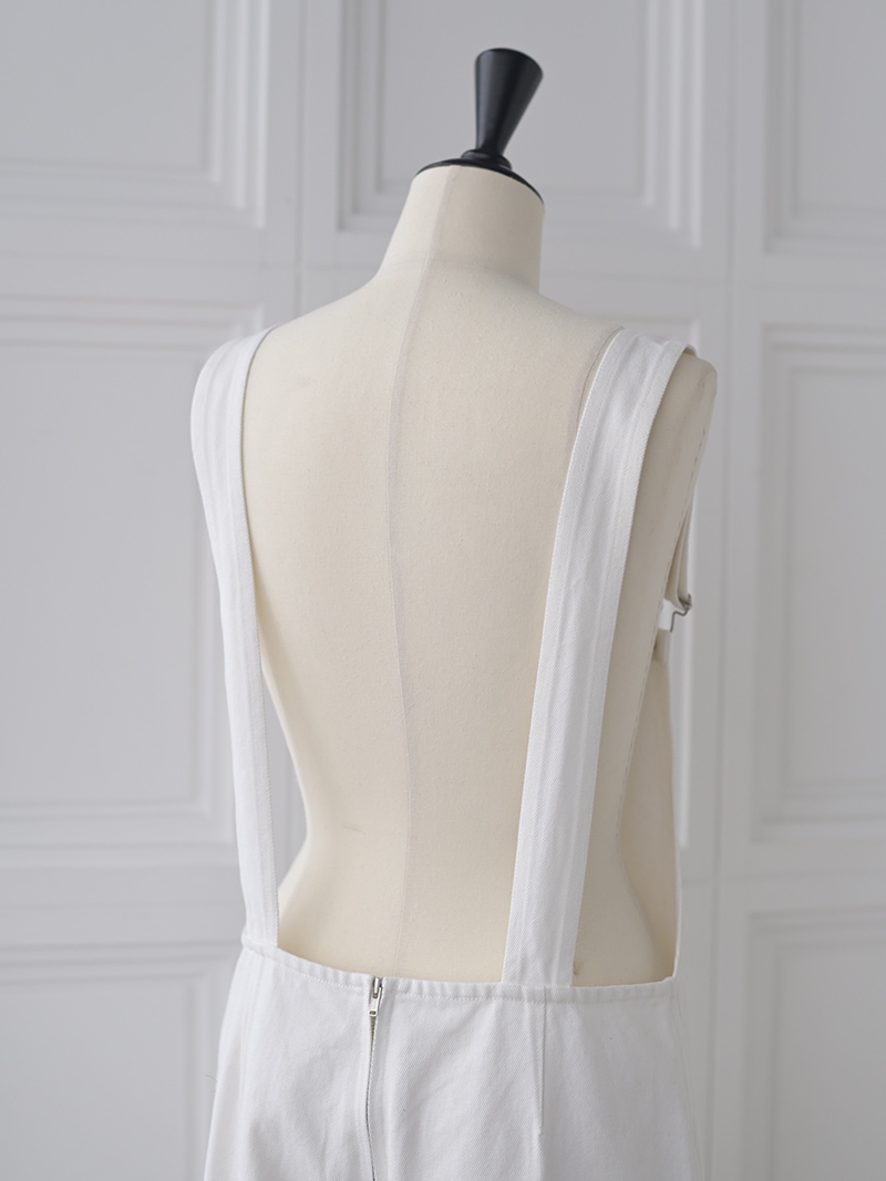デニムオーバーオール(WHITE) | Onepiece,サロペット | | TREFLE＋1