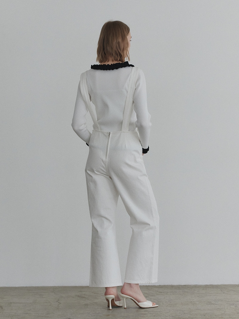 デニムオーバーオール(WHITE) | Onepiece,サロペット | | TREFLE＋1