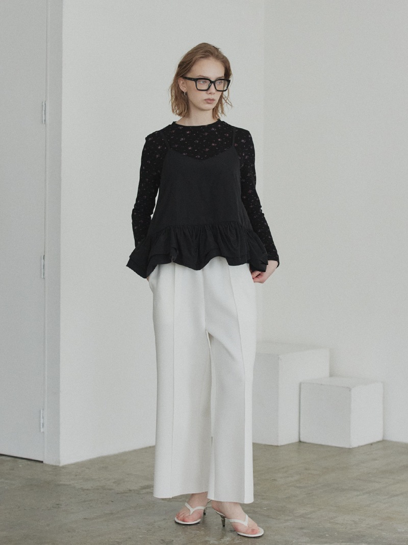 フラワーワッフルカットソー | Tops,Tシャツ | | TREFLE＋1（トレフル