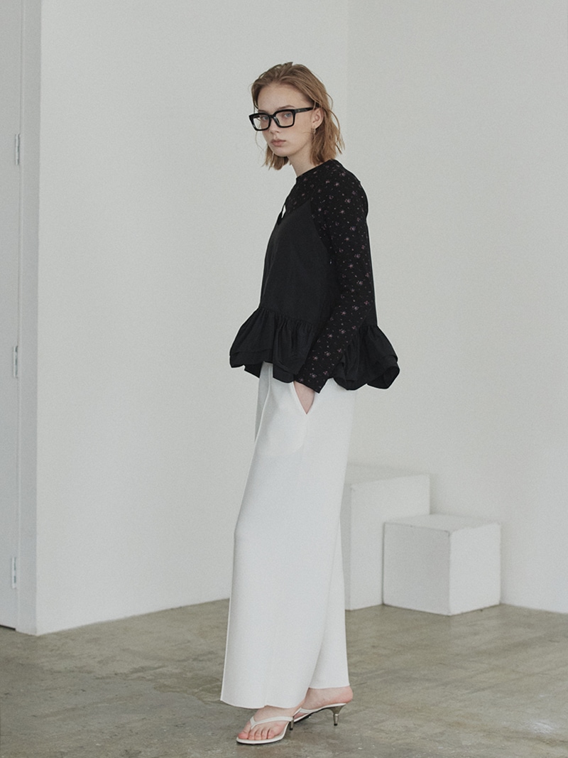 フラワーワッフルカットソー | Tops,Tシャツ | | TREFLE＋1（トレフル