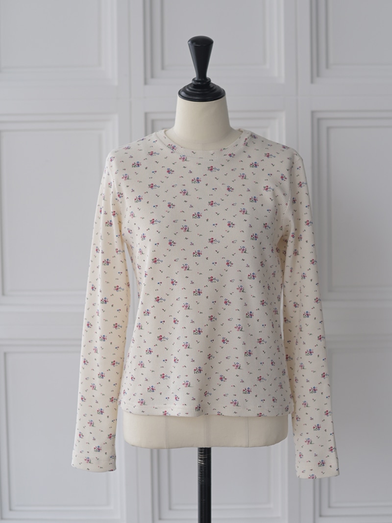 フラワーワッフルカットソー | Tops,Tシャツ | | TREFLE＋1（トレフル