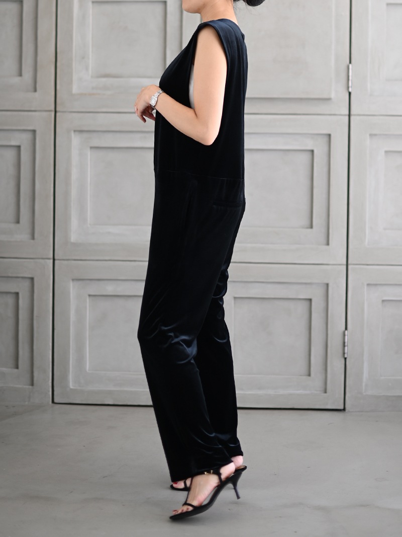 トレフル TREFLE+1 軽量タフタサロペット ブラック 01 軽量タフタサロペット | Onepiece,サロペット | | TREFLE＋1