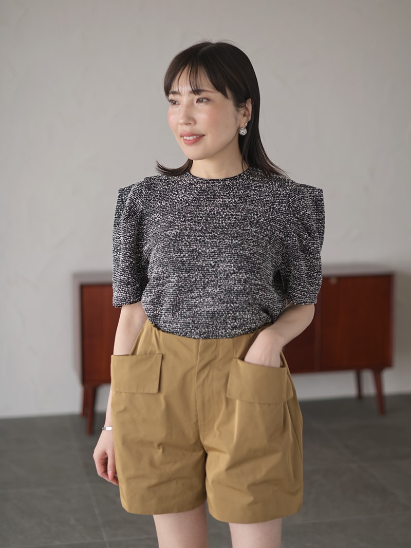 ジャージツイードトップス | Tops,トップス | | TREFLE＋1（トレフル