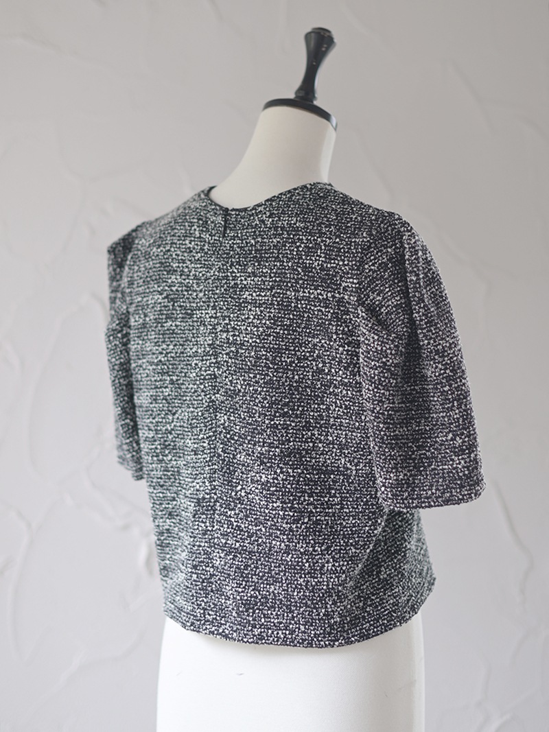 トレフルプラスワン ツイードトップス ジャージツイードトップス | Tops,トップス | | TREFLE＋1（トレフル