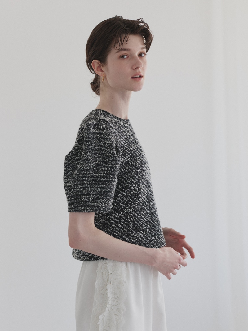 ジャージツイードトップス | Tops,トップス | | TREFLE＋1（トレフル