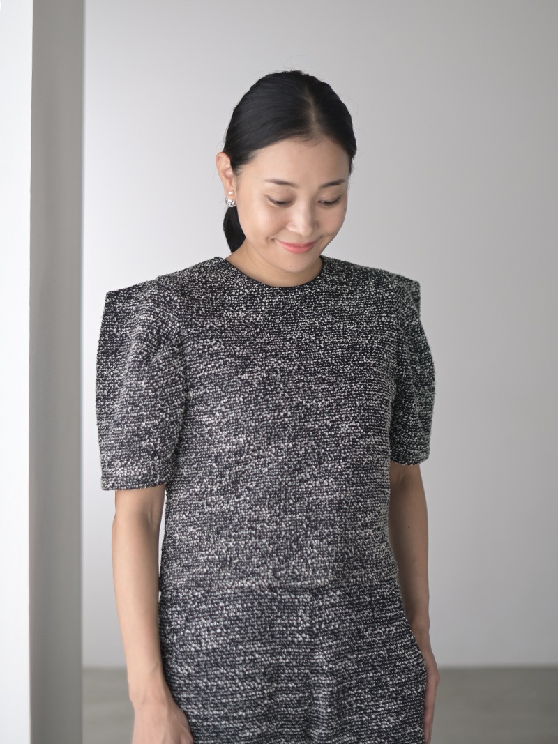 ジャージツイードトップス | Tops,トップス | | TREFLE＋1（トレフル