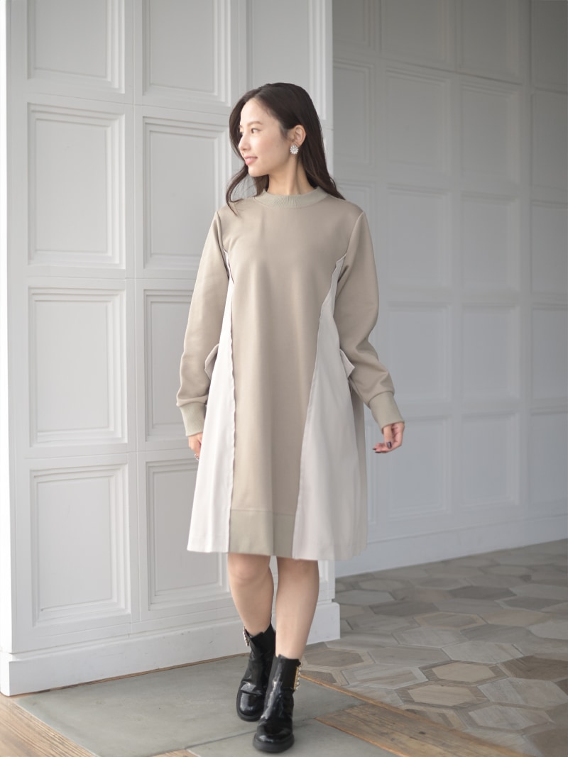 ドッキングワンピース | Onepiece,長袖 | | TREFLE＋1（トレフルプラス