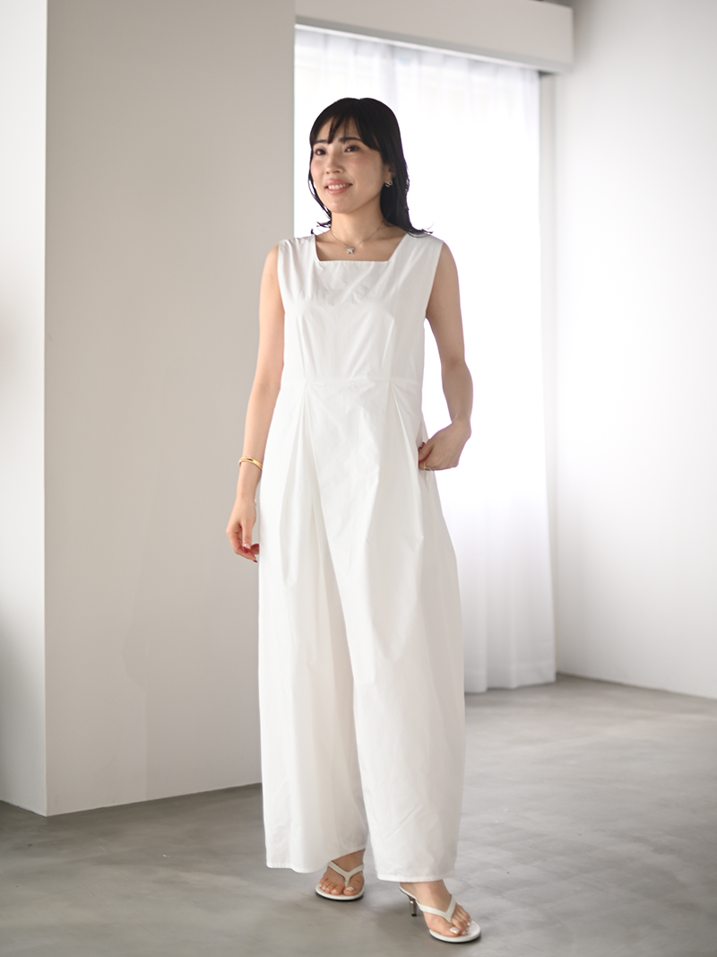 軽量タフタサロペット | Onepiece,サロペット | | TREFLE＋1（トレフル