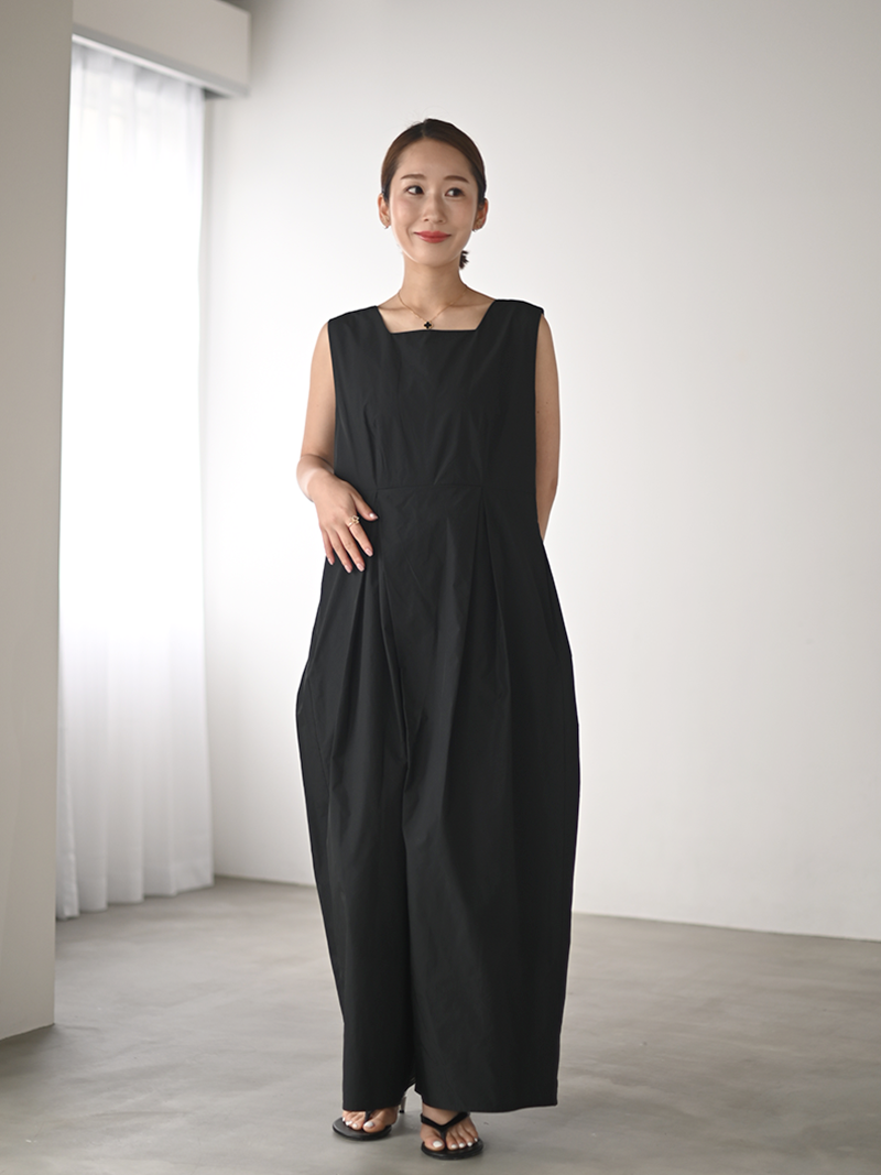 軽量タフタサロペット | Onepiece,サロペット | | TREFLE＋1（トレフル