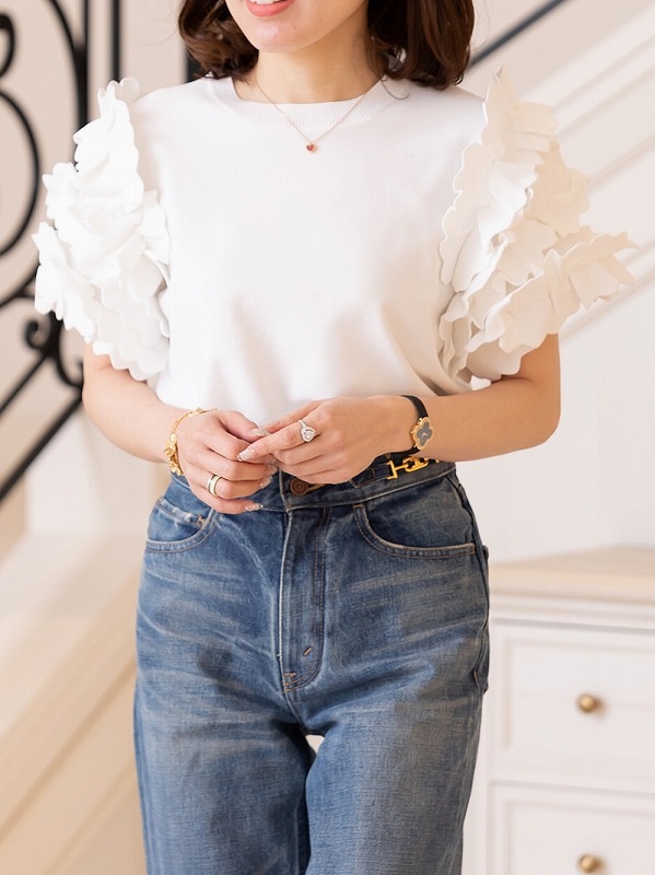 NEWホイップニット～半袖 | Tops,ニット | | TREFLE＋1（トレフル 