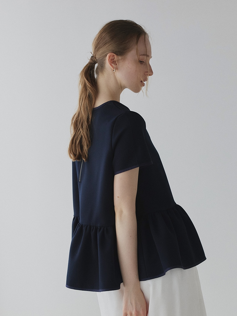 裾フリルフレアトップス～半袖 | Tops,トップス | | TREFLE＋1