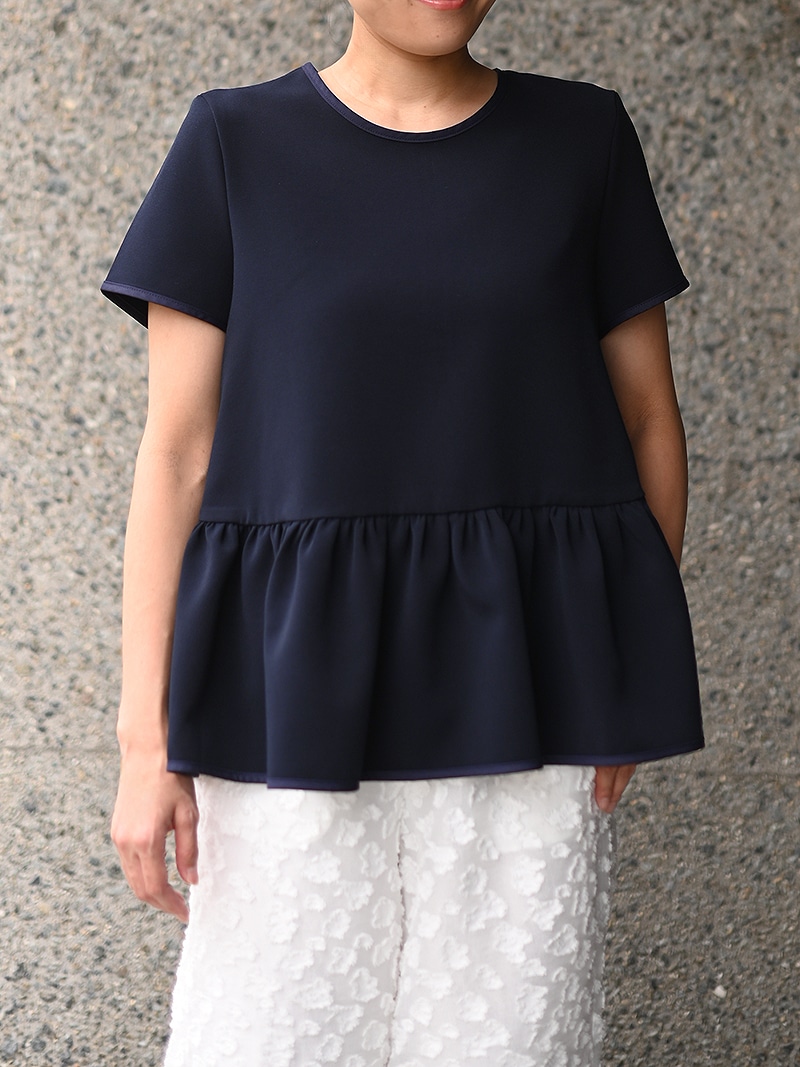 裾フリルフレアトップス～半袖 | Tops,トップス | | TREFLE＋1