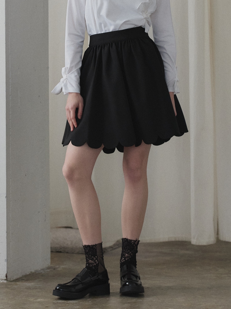 スカラップスカパン | Bottoms,スカート | | TREFLE＋1（トレフル