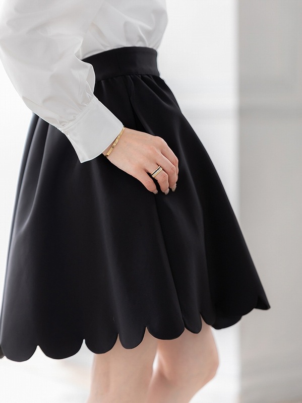 スカラップスカパン | Bottoms,スカート | | TREFLE＋1（トレフル