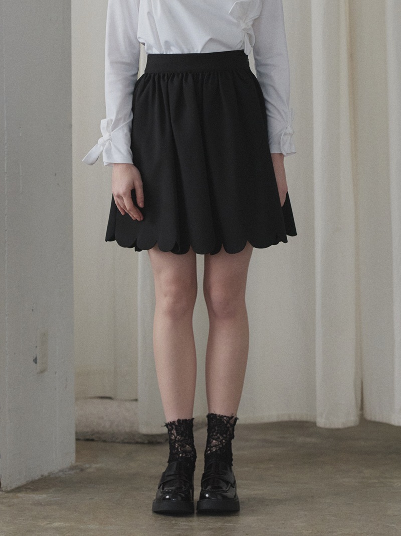 スカラップスカパン | Bottoms,スカート | | TREFLE＋1（トレフル