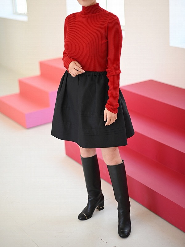 ボトルネックリブニット | Tops,ニット | | TREFLE＋1（トレフルプラスワン）