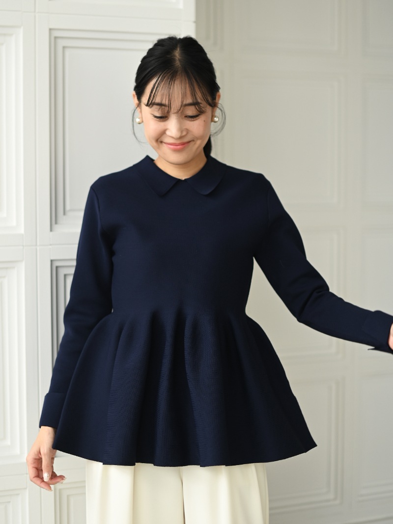 襟ニットトップス | Tops,トップス | | TREFLE＋1（トレフルプラスワン）