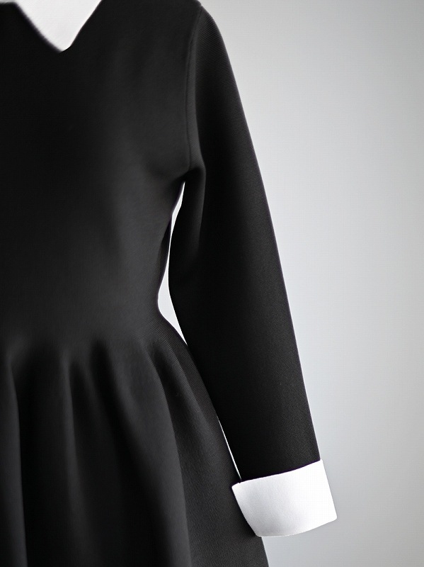 襟ニットワンピース | Onepiece,長袖 | | TREFLE＋1（トレフルプラスワン）