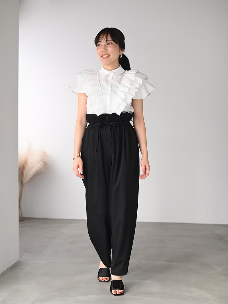ダブルフリルブラウス | Tops,ブラウス | | TREFLE＋1（トレフルプラス