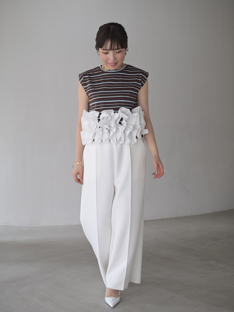 BORDERスワンカットソー | Tops,Tシャツ | | TREFLE＋1（トレフル