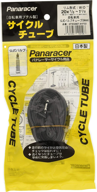 Panaracer CYCLE TUBE��20����������ɥХ����ѡڥ���������塼�֡�20��7/8-1-1/8��ʩ����34mm/48mm/60mm��