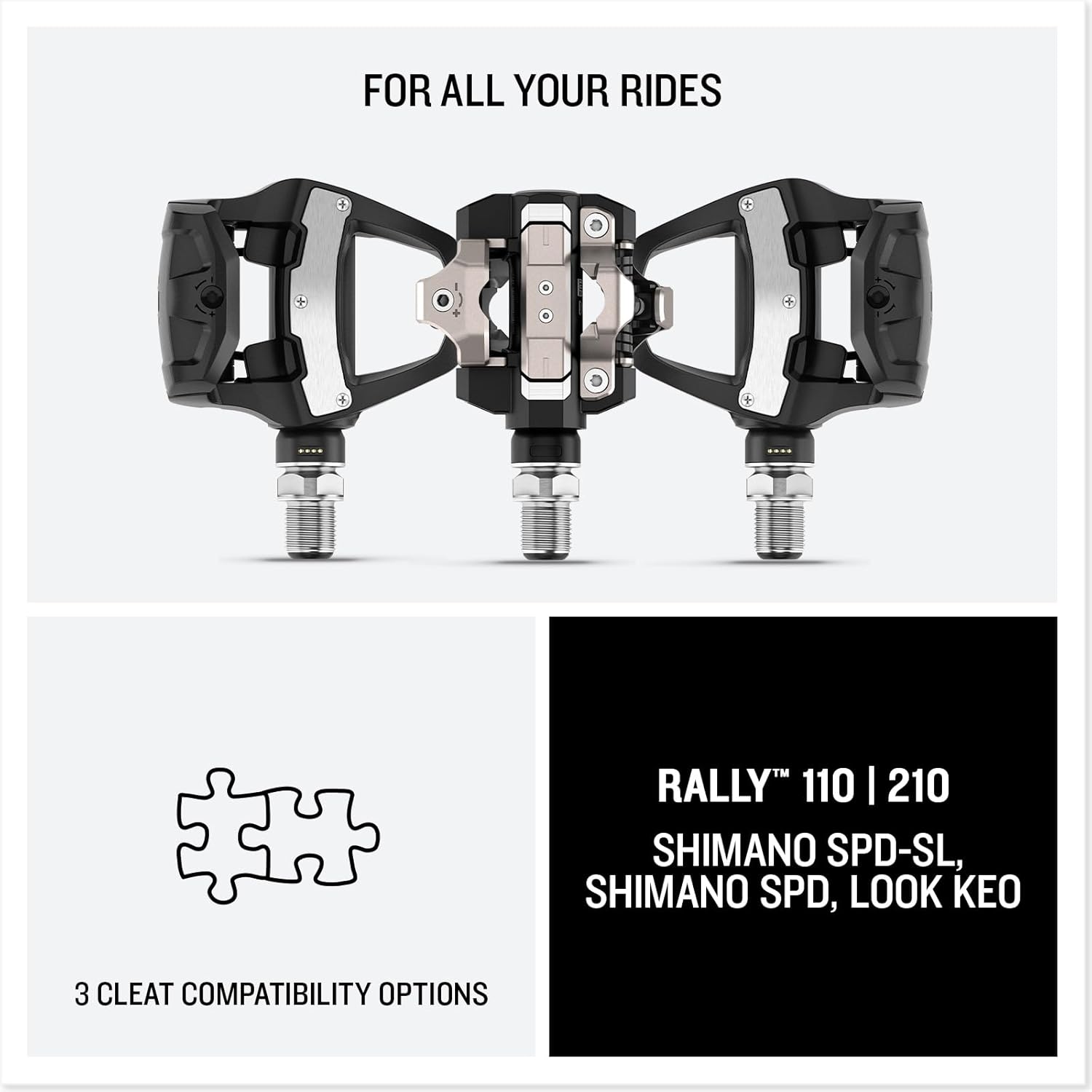 SHIMANO SPD-SL�б��ڽ��ż��ڥ��뷿�ѥ�᡼������GARMIN Rally RS210 �ǥ奢�륻�󥵡�/RS110 ���󥰥륻�󥵡�