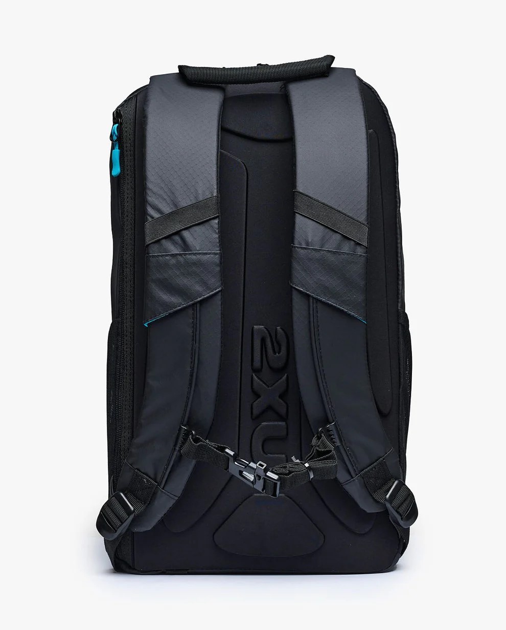 ġॺ桼/2XU Хåѥå UQ7031g-BLK-ALO Commute Backpack - Black/Aloha Blue