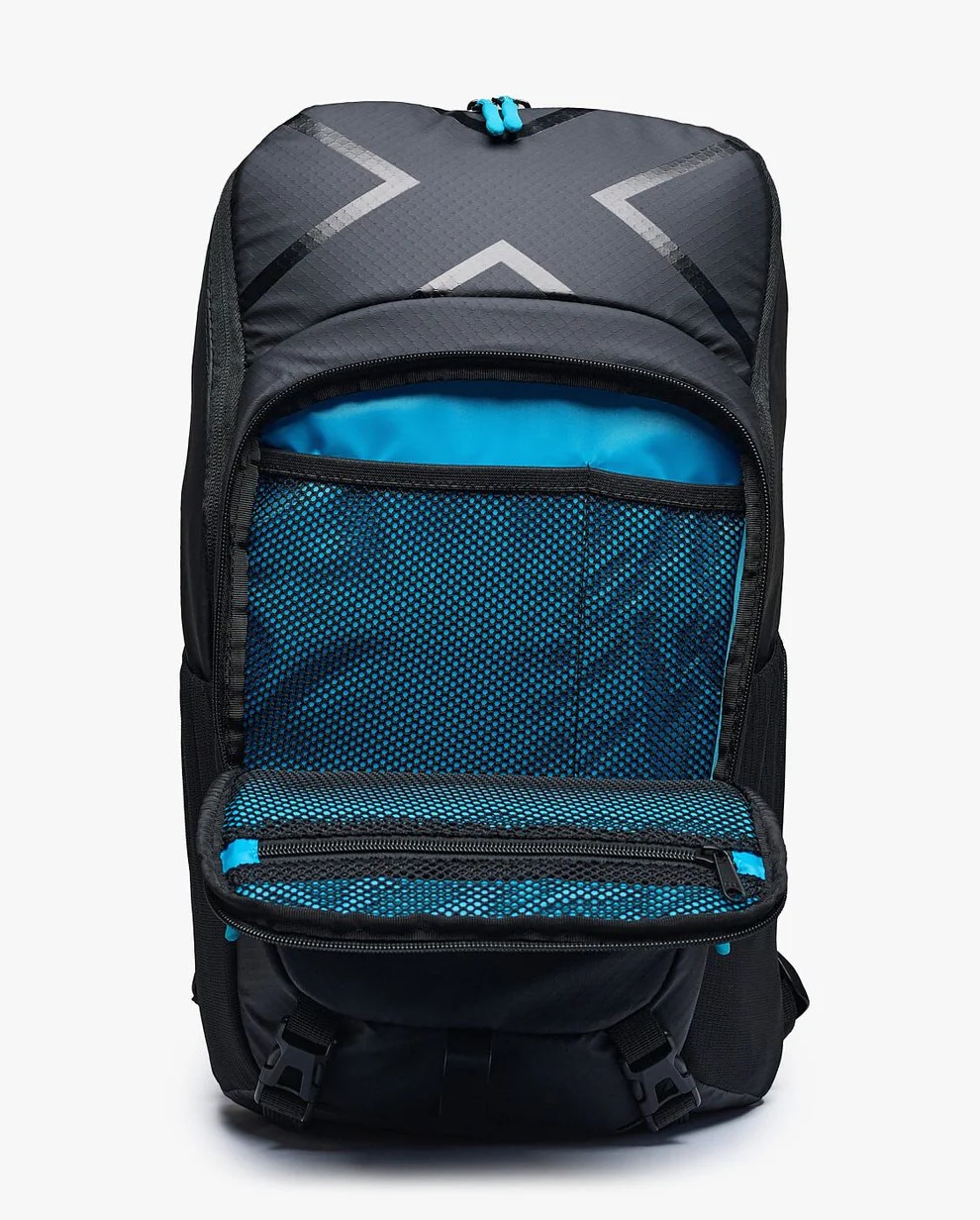 ġॺ桼/2XU Хåѥå UQ7031g-BLK-ALO Commute Backpack - Black/Aloha Blue