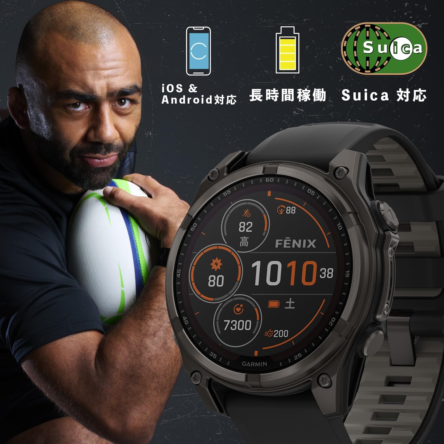 GARMIN f���nix 8 Sapphire Dual Power�Կ��ſޥ��ץ��б��աڥ����顼���Ť��б������ޥ�����ݡ���GPS�����å���