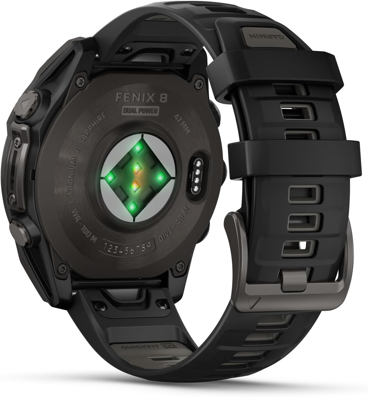 GARMIN f���nix 8 Sapphire Dual Power�Կ��ſޥ��ץ��б��աڥ����顼���Ť��б������ޥ�����ݡ���GPS�����å���