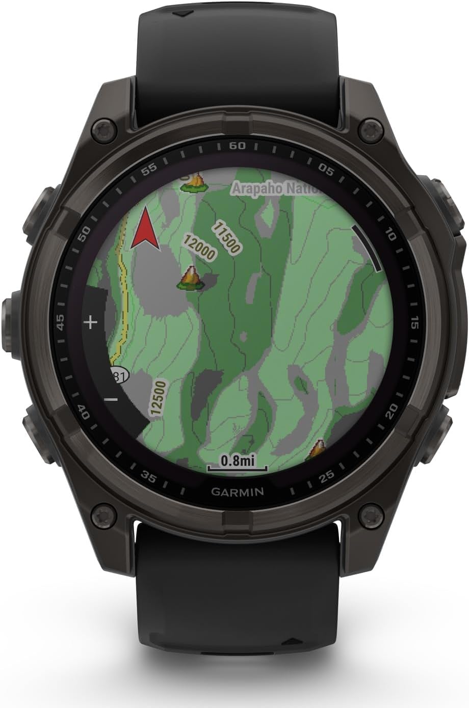 GARMIN f���nix 8 Sapphire Dual Power�Կ��ſޥ��ץ��б��աڥ����顼���Ť��б������ޥ�����ݡ���GPS�����å���