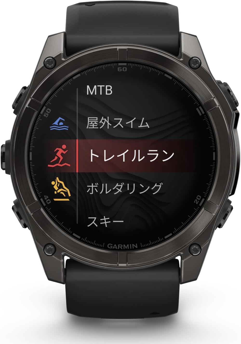 GARMIN f���nix 8 Sapphire AMOLED�Կ��ſޥ��ץ��б��աڹ����ͭ��EL�ǥ����ץ쥤��ܥޥ�����ݡ���GPS�����å���