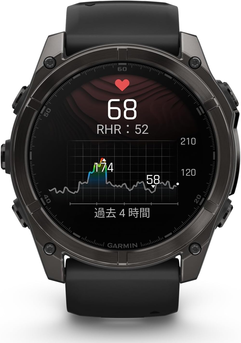 GARMIN f���nix 8 Sapphire AMOLED�Կ��ſޥ��ץ��б��աڹ����ͭ��EL�ǥ����ץ쥤��ܥޥ�����ݡ���GPS�����å���