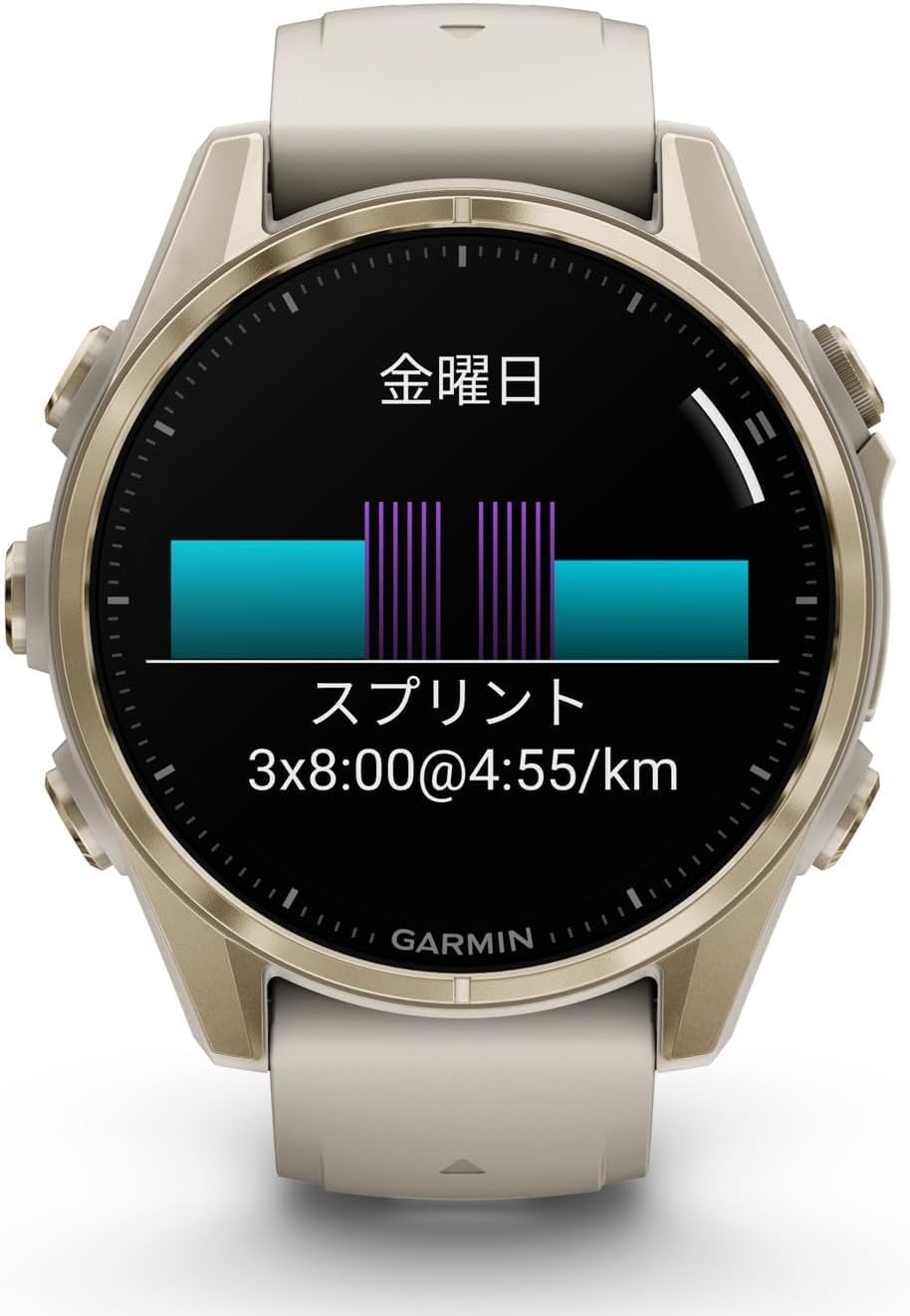 GARMIN f���nix 8 Sapphire AMOLED�Կ��ſޥ��ץ��б��աڹ����ͭ��EL�ǥ����ץ쥤��ܥޥ�����ݡ���GPS�����å���