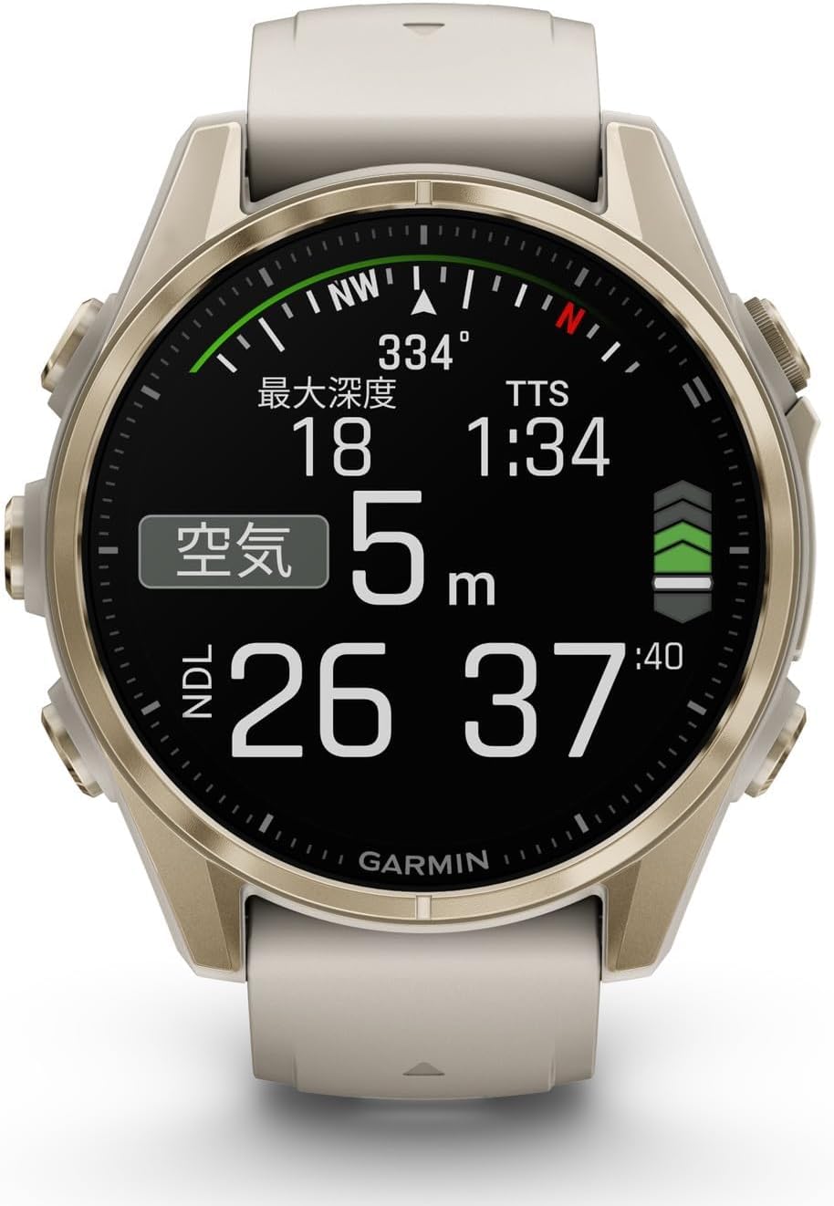 GARMIN f���nix 8 Sapphire AMOLED�Կ��ſޥ��ץ��б��աڹ����ͭ��EL�ǥ����ץ쥤��ܥޥ�����ݡ���GPS�����å���
