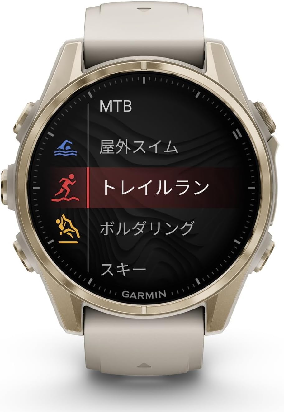 GARMIN f���nix 8 Sapphire AMOLED�Կ��ſޥ��ץ��б��աڹ����ͭ��EL�ǥ����ץ쥤��ܥޥ�����ݡ���GPS�����å���