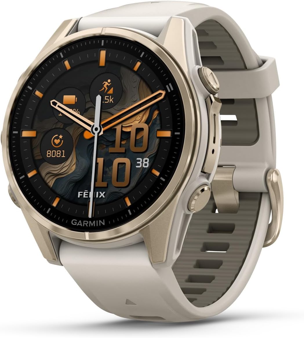 GARMIN f���nix 8 Sapphire AMOLED�Կ��ſޥ��ץ��б��աڹ����ͭ��EL�ǥ����ץ쥤��ܥޥ�����ݡ���GPS�����å���