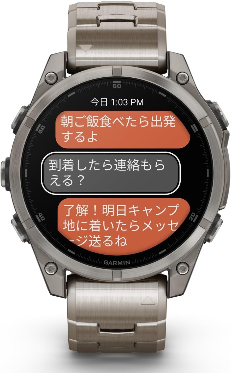 GARMIN f���nix 8 Sapphire AMOLED�Կ��ſޥ��ץ��б��աڹ����ͭ��EL�ǥ����ץ쥤��ܥޥ�����ݡ���GPS�����å���