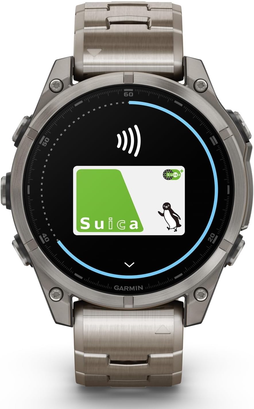 GARMIN f���nix 8 Sapphire AMOLED�Կ��ſޥ��ץ��б��աڹ����ͭ��EL�ǥ����ץ쥤��ܥޥ�����ݡ���GPS�����å���