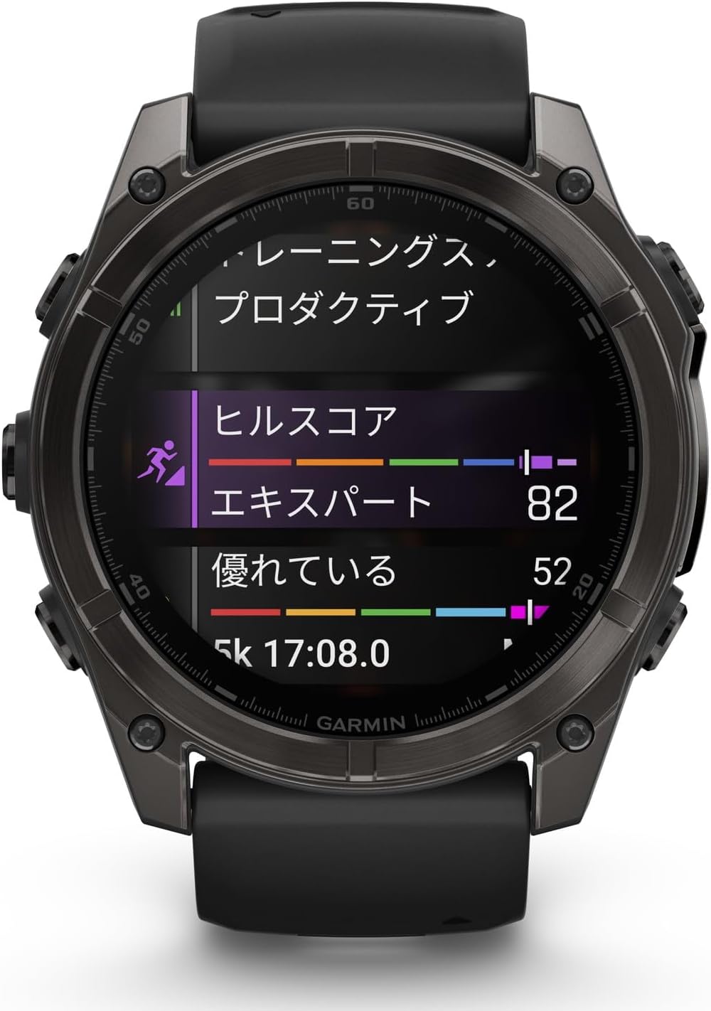 GARMIN f���nix 8 Sapphire AMOLED�Կ��ſޥ��ץ��б��աڹ����ͭ��EL�ǥ����ץ쥤��ܥޥ�����ݡ���GPS�����å���