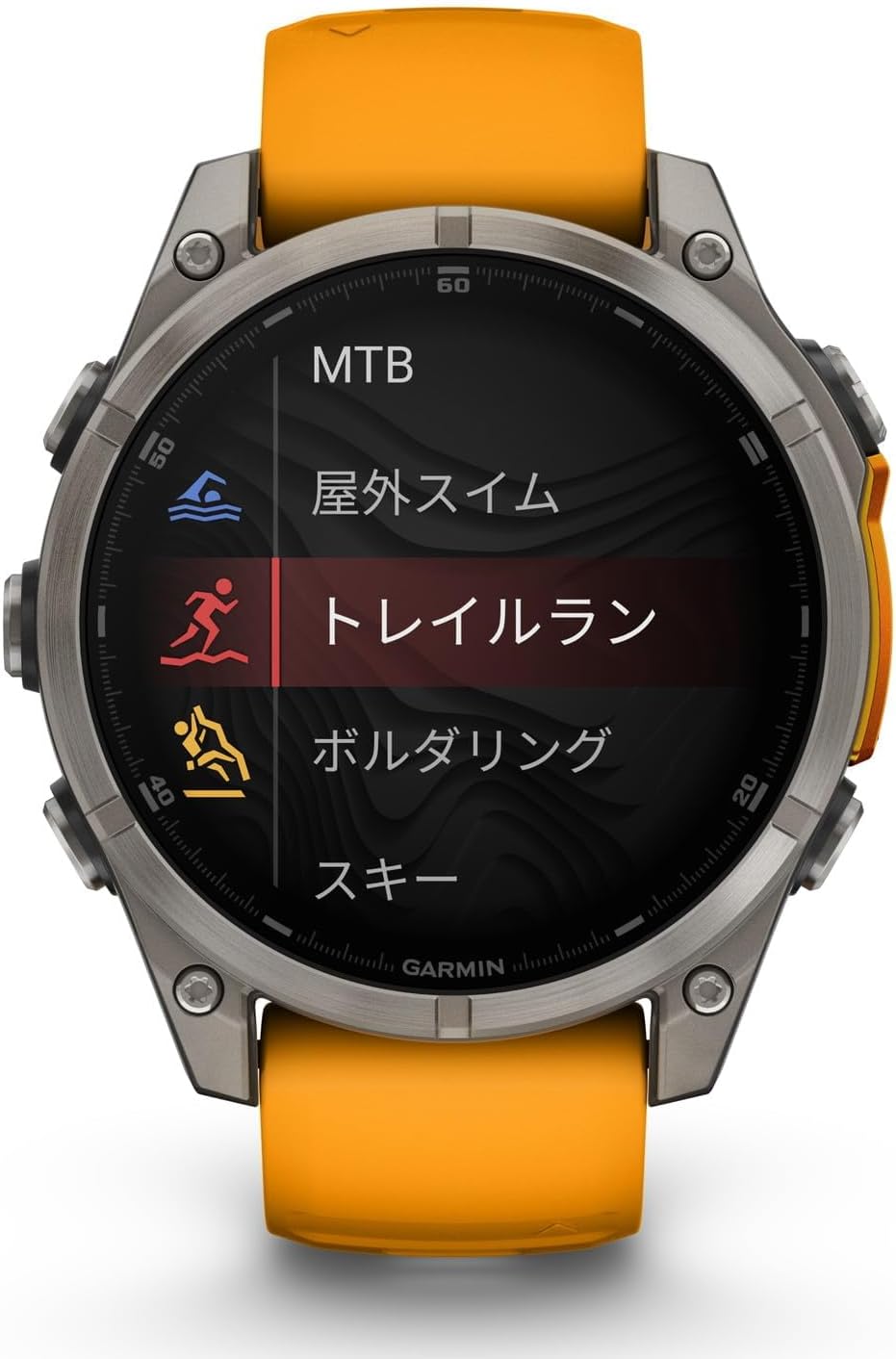 GARMIN f���nix 8 Sapphire AMOLED�Կ��ſޥ��ץ��б��աڹ����ͭ��EL�ǥ����ץ쥤��ܥޥ�����ݡ���GPS�����å���