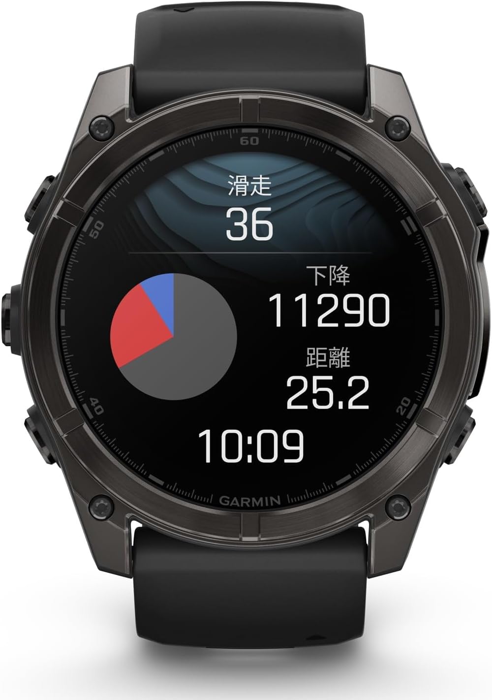 GARMIN f���nix 8 Sapphire AMOLED�Կ��ſޥ��ץ��б��աڹ����ͭ��EL�ǥ����ץ쥤��ܥޥ�����ݡ���GPS�����å���