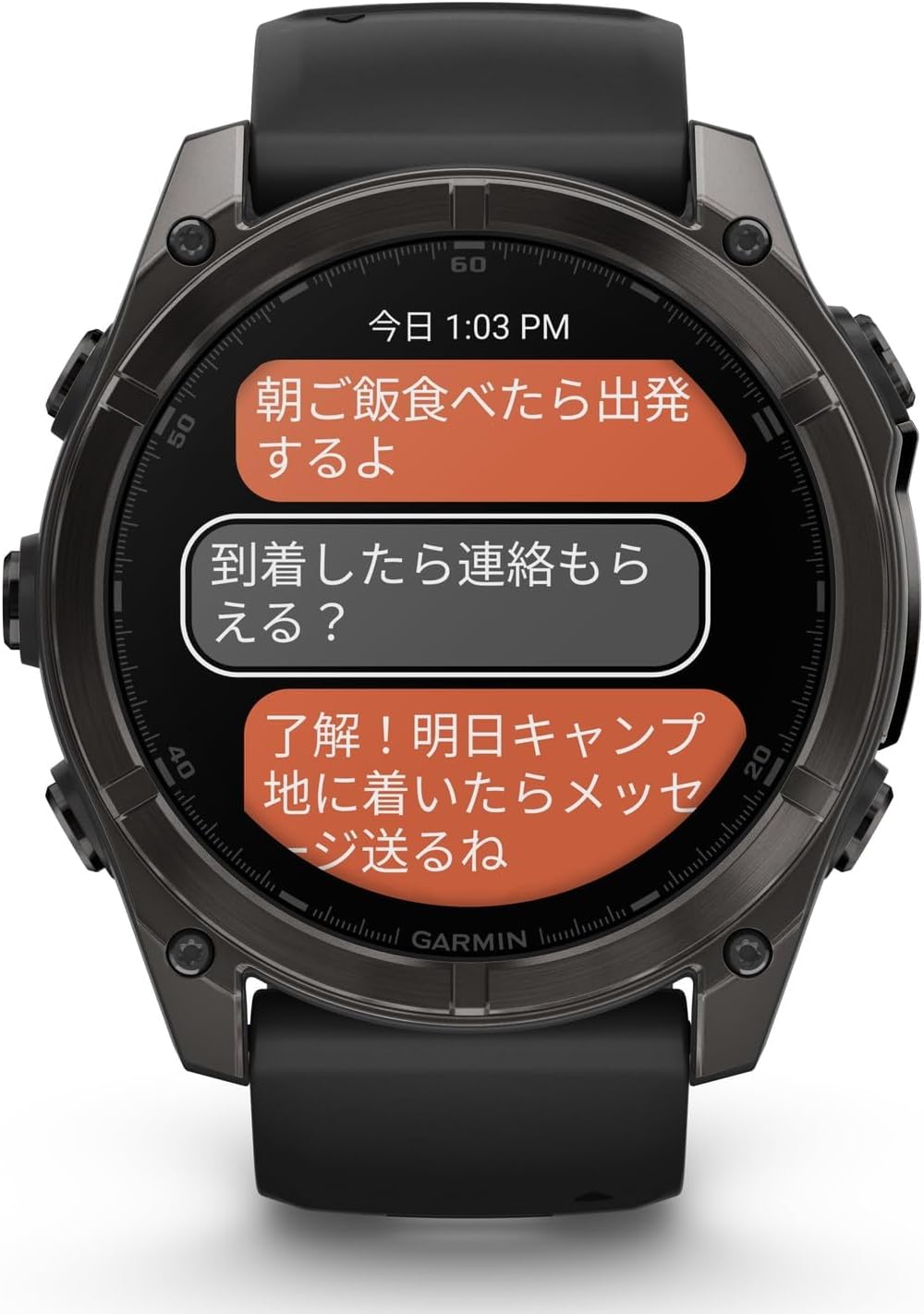 GARMIN f���nix 8 Sapphire AMOLED�Կ��ſޥ��ץ��б��աڹ����ͭ��EL�ǥ����ץ쥤��ܥޥ�����ݡ���GPS�����å���