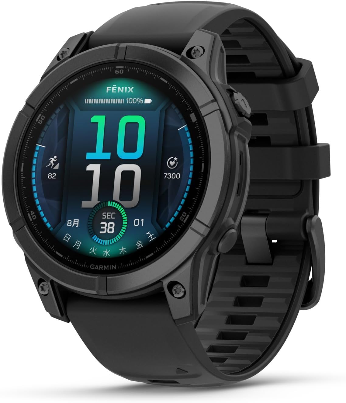 GARMIN f���nix E 47mm Slate Gray Steel / Black�Կ��ſޥ��ץ��б��ա�f���nix�δ��ܵ�ǽ����������ǥ��