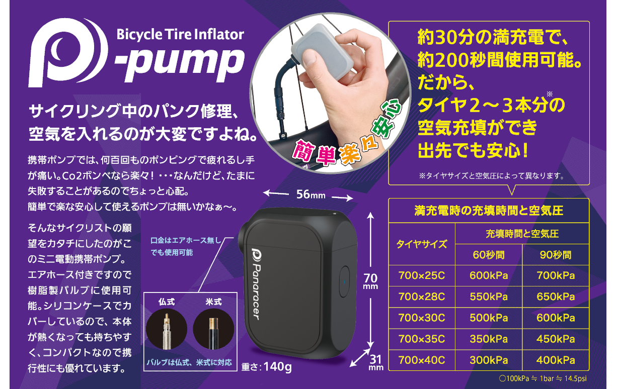 ڷѥݥסۥѥʥ졼(Panaracer) P-pumpѥʥ졼ưӥݥ
