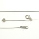 �٥ͥ����� �ͥå��쥹 �ץ���� Pt850 ��������Τ� ��� ��ǥ����� ��0.6mm 45cm 1.6g ���饤�� �ץ쥼��� ���ե�