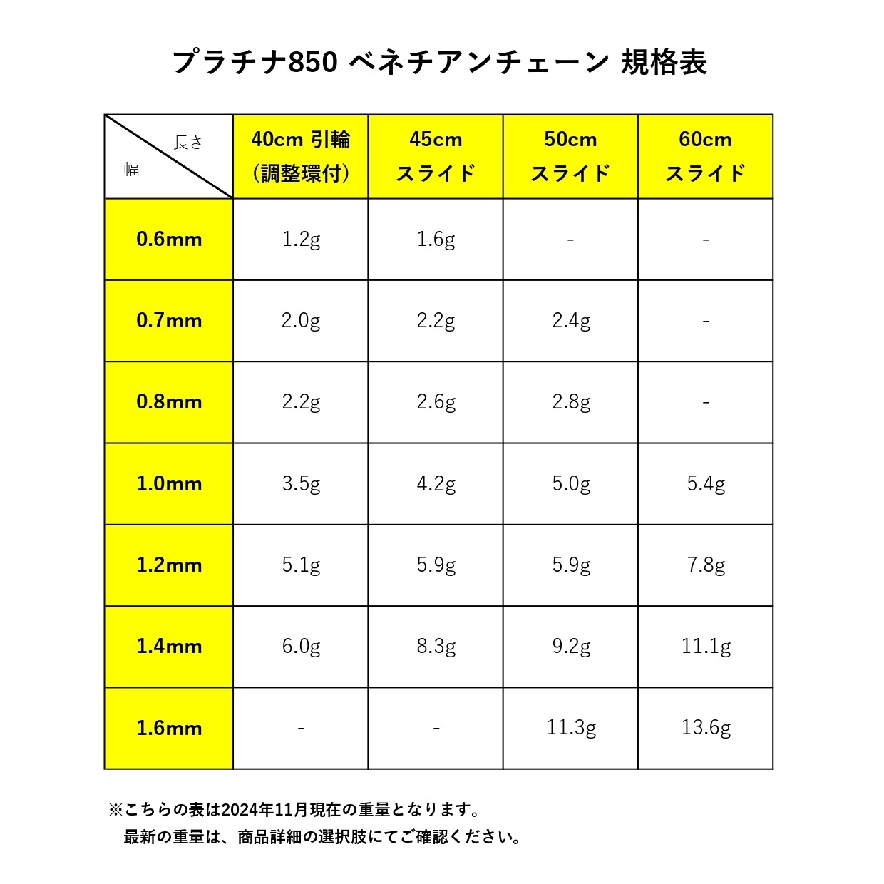 ٥ͥ ͥå쥹 ץ Pt850 Τ  ǥ 0.7mm 45cm 2.2g 饤 ץ쥼 ե