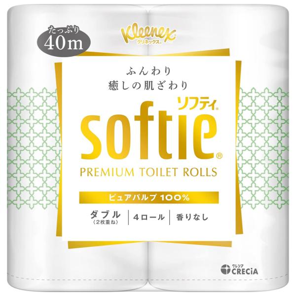 �ڥ���������ۥ��եƥ� �ԥ奢�ۥ磻�� �ȥ���åȥڡ��ѡ� 40�� ���֥� 4�������10�ѥå�(��40������)