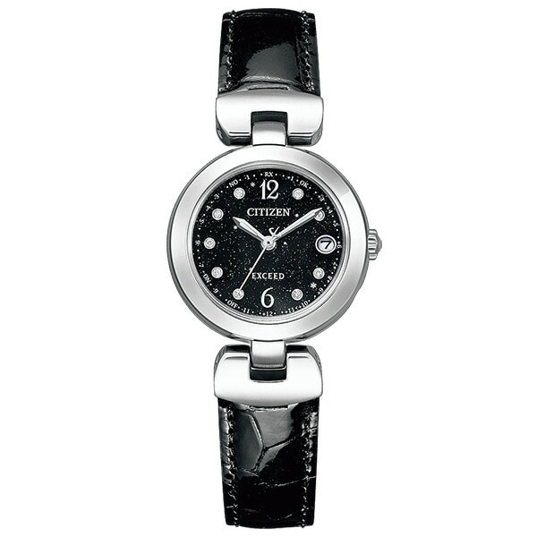 【美品】ES9421-04E CITIZEN シチズン エクシード ES9421-04E CITIZEN シチズン EXCEED エクシード ブラック ワニ